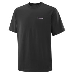 Tričko Salomon Wild Rays Ss Tee M - černá