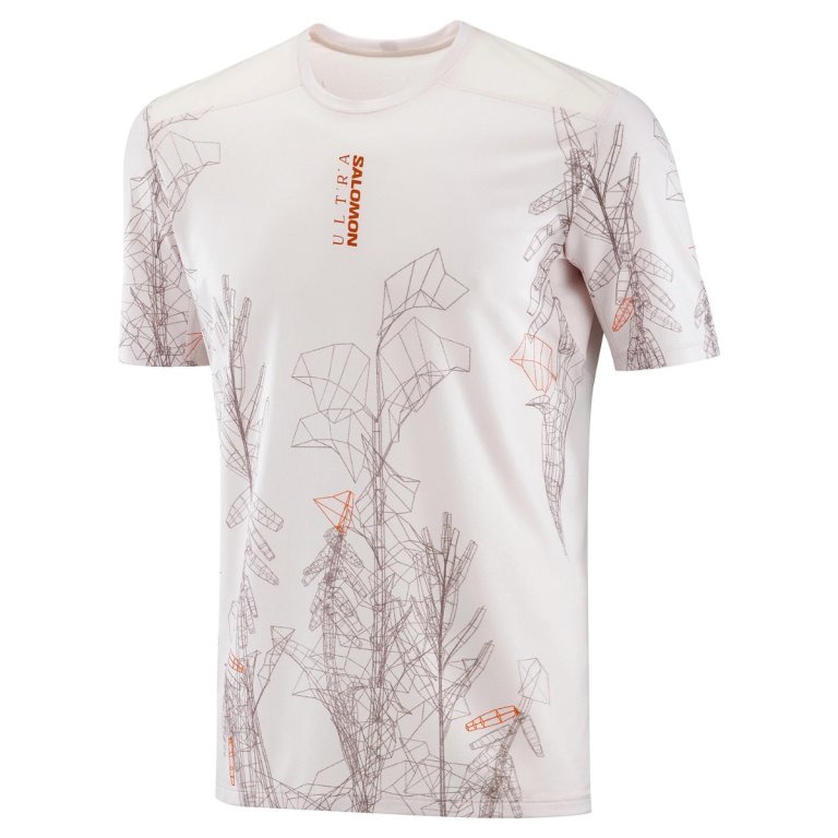 Футболка Salomon S/LAB Ultra Tee Aop M - біла