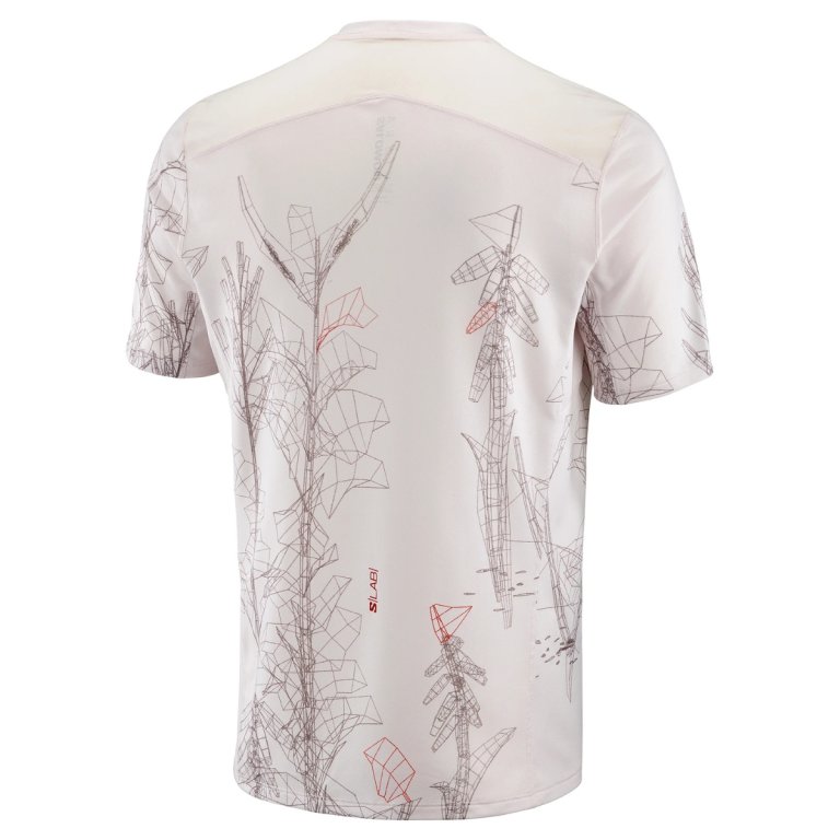 Футболка Salomon S/LAB Ultra Tee Aop M - біла