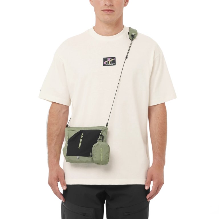 Футболка Salomon Wild Rays Label Ss Tee M - біла