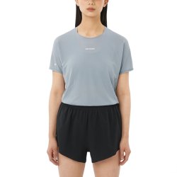 Футболка Salomon Sense Aero Ss Tee Gfx W - синя