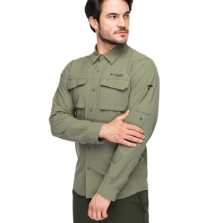 Сорочка Columbia Silver Ridge™ Elite EU LS Woven Shirt M - зелена