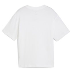 Футболка Puma ESS Centered Cat Logo Boxy Tee J - біла