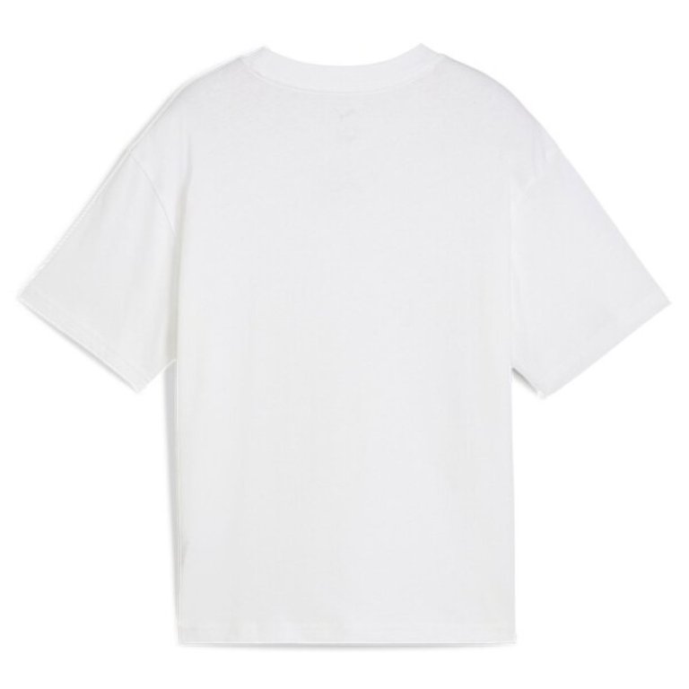 Футболка Puma ESS Centered Cat Logo Boxy Tee J - біла