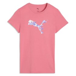 Футболка Puma Graphics Floral Cat Tee W - рожева