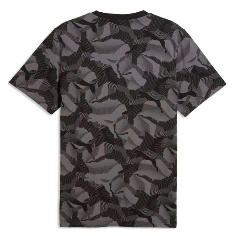 Футболка Puma ESS Logo Lab Story 2 AOP Tee M - чорно/сіра
