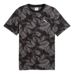 Футболка Puma ESS Logo Lab Story 2 AOP Tee M - чорно/сіра