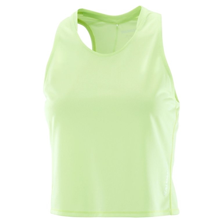 Майка Salomon Sense Aero Short Tank W - світло-зелена