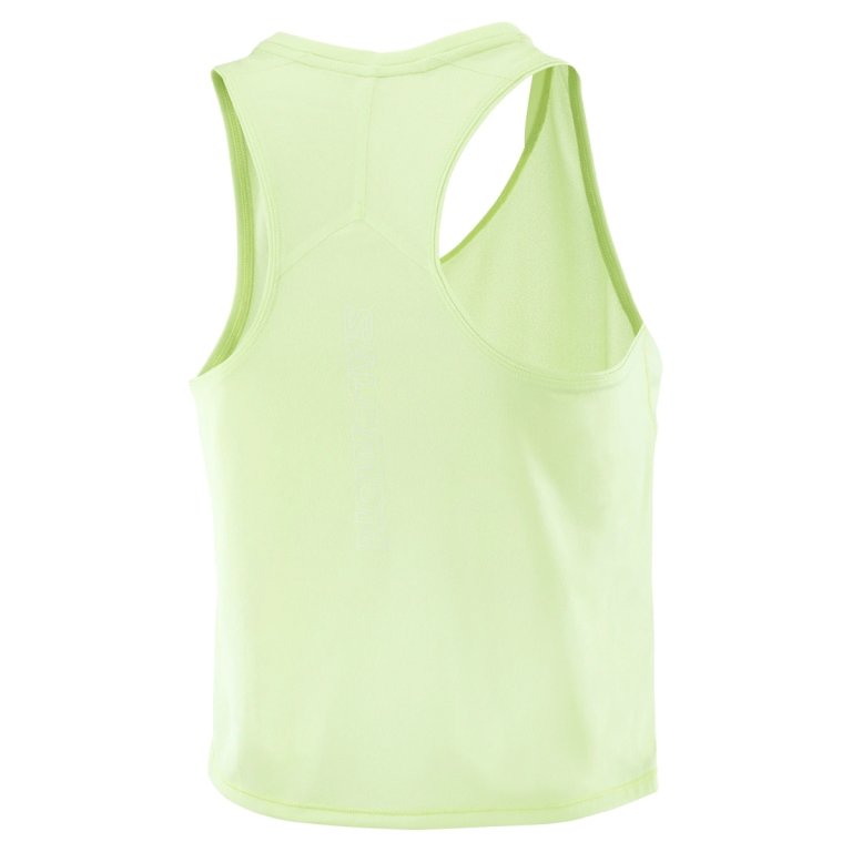 Майка Salomon Sense Aero Short Tank W - світло-зелена