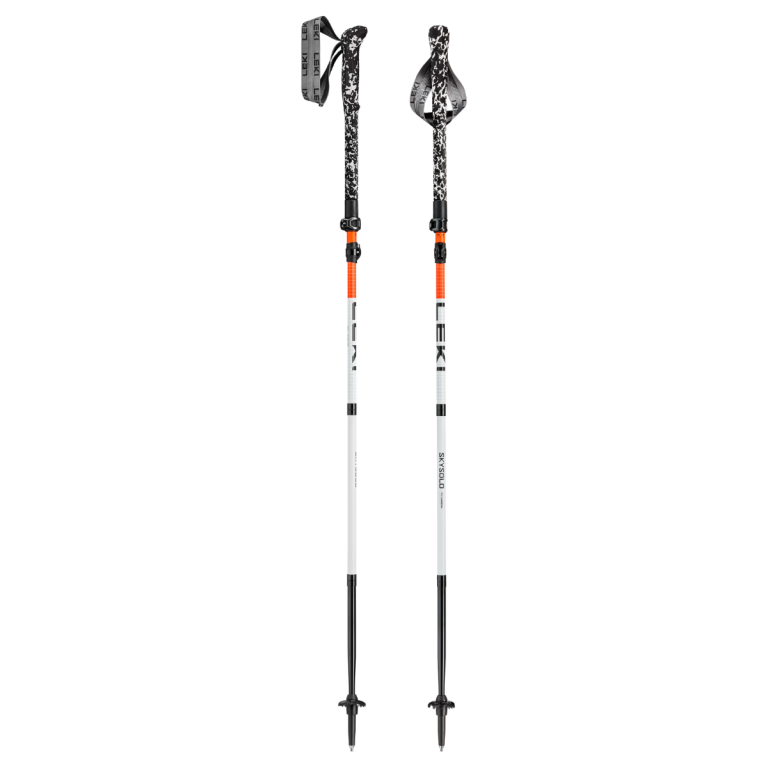 Hole Trek Leki Skysolo FX Carbon - oranžová/bílá/černá