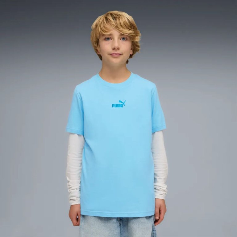 Футболка Puma ESS Small No.1 J - синя