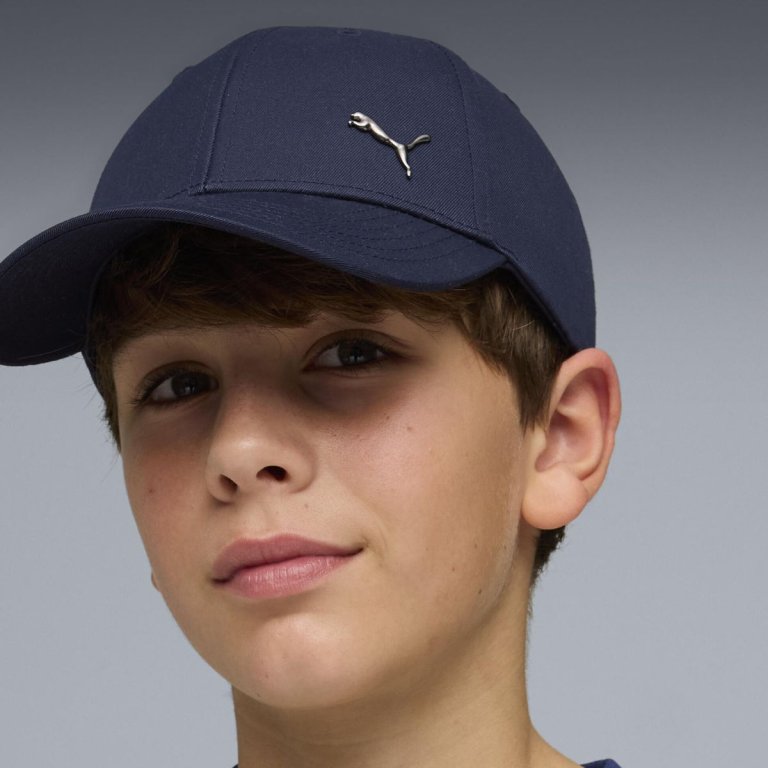 Кепка Puma ESS Metal Cat BB Cap J - синя