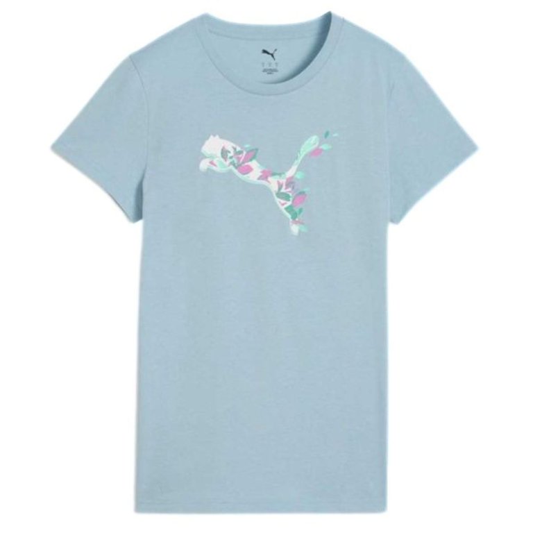 Футболка Puma Graphics Floral Cat Tee W - синя