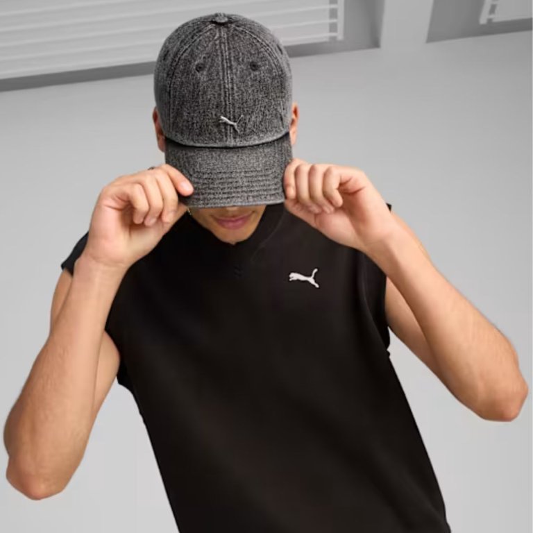 Кепка Puma ESS Metal Dad Cap - чорна
