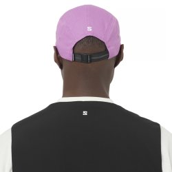Кепка Salomon Logo 5 Panel - фіолетова