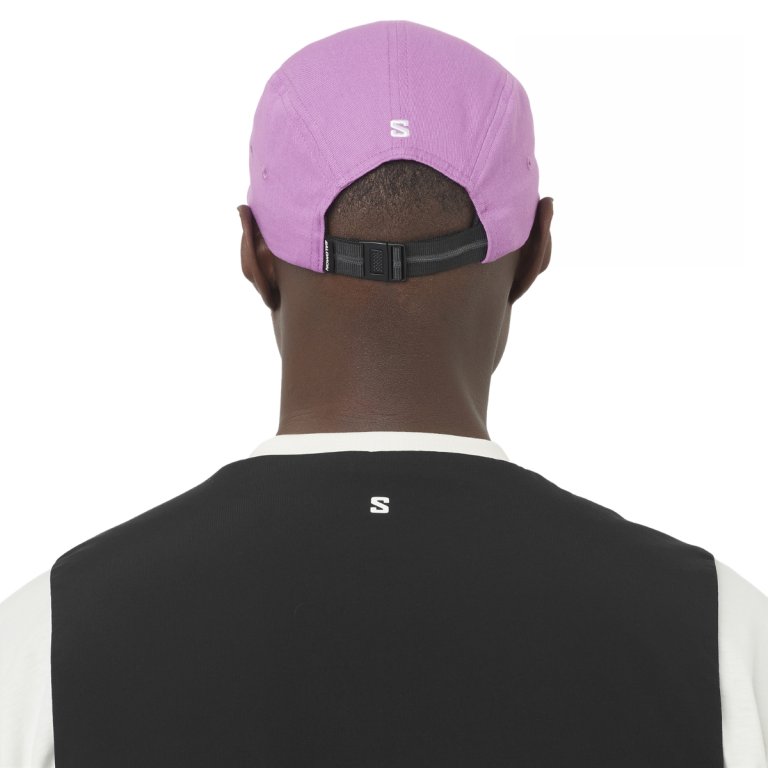 Кепка Salomon Logo 5 Panel - фіолетова