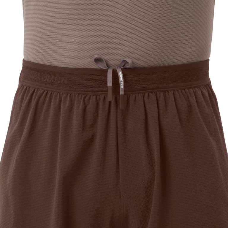 Шорти Salomon Sense Aero Stow 5" Shorts M - коричневі