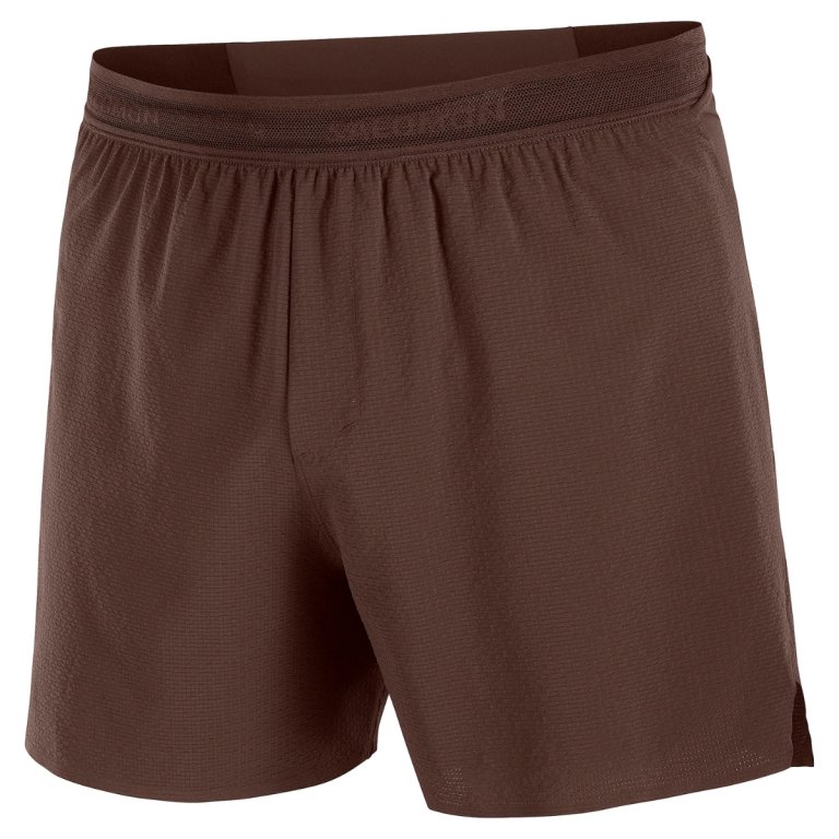 Шорти Salomon Sense Aero Stow 5" Shorts M - коричневі