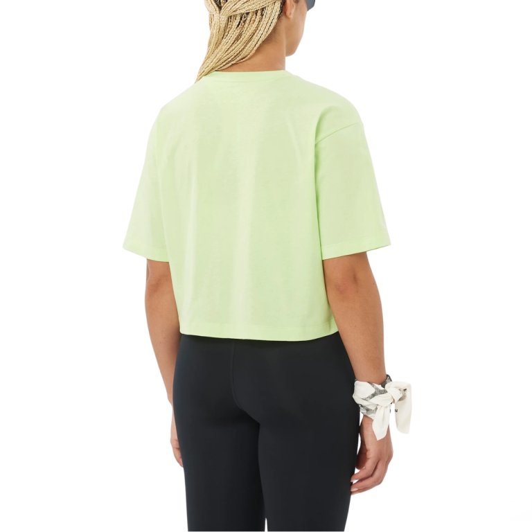 Футболка Salomon Short SS Tee Relaxed W - зелена
