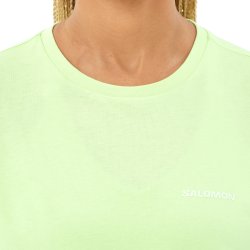 Футболка Salomon Short SS Tee Relaxed W - зелена