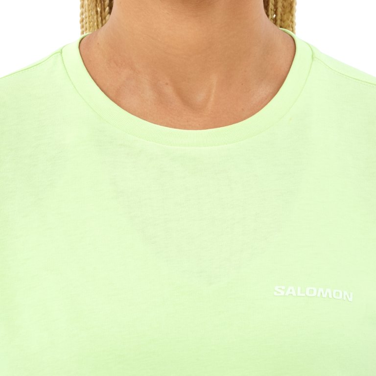 Футболка Salomon Short SS Tee Relaxed W - зелена