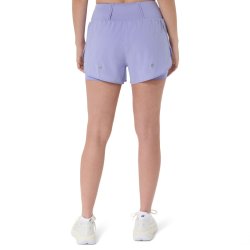Шорти Asics Road 2-N-1 3.5In Short W - світло-фіолетові
