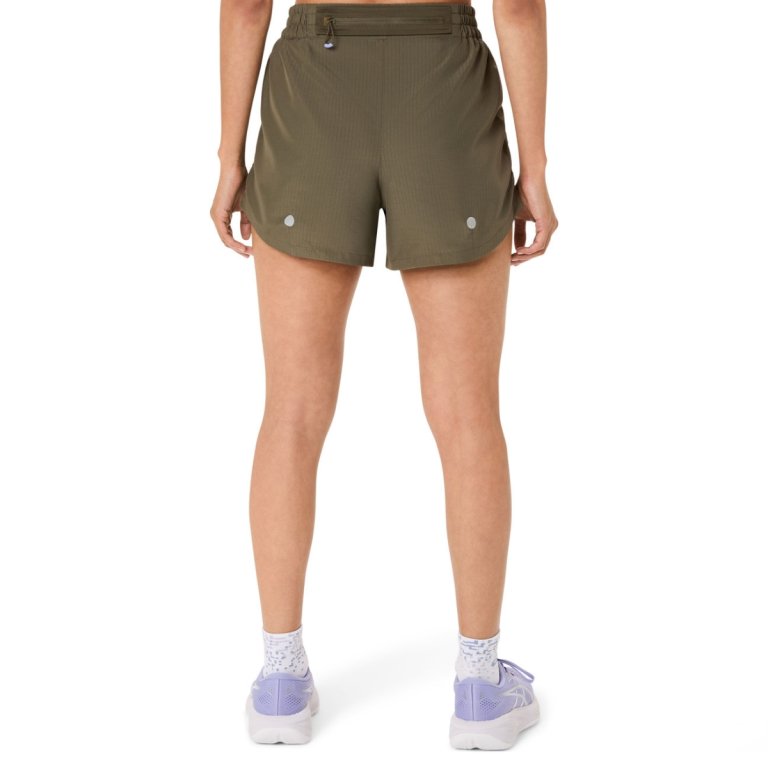 Шорти Asics Nagino Run Adjustable 4In Short W - зелені