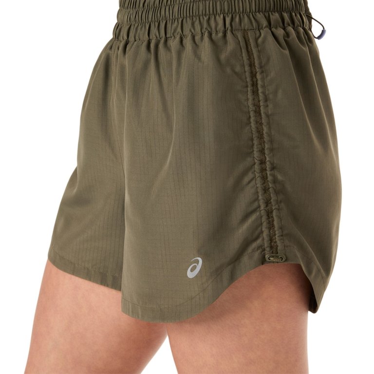 Шорти Asics Nagino Run Adjustable 4In Short W - зелені