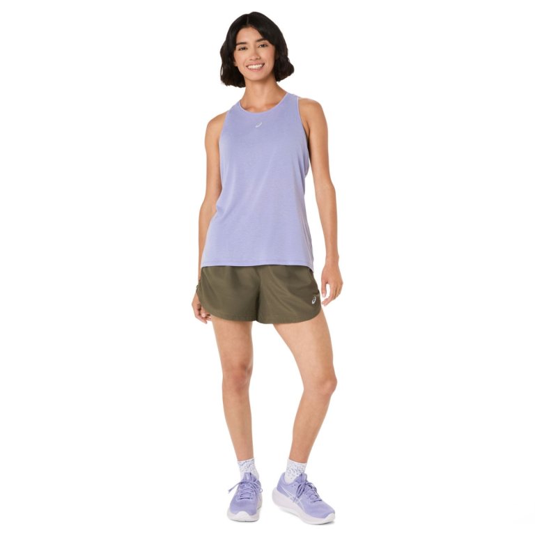 Шорти Asics Nagino Run Adjustable 4In Short W - зелені