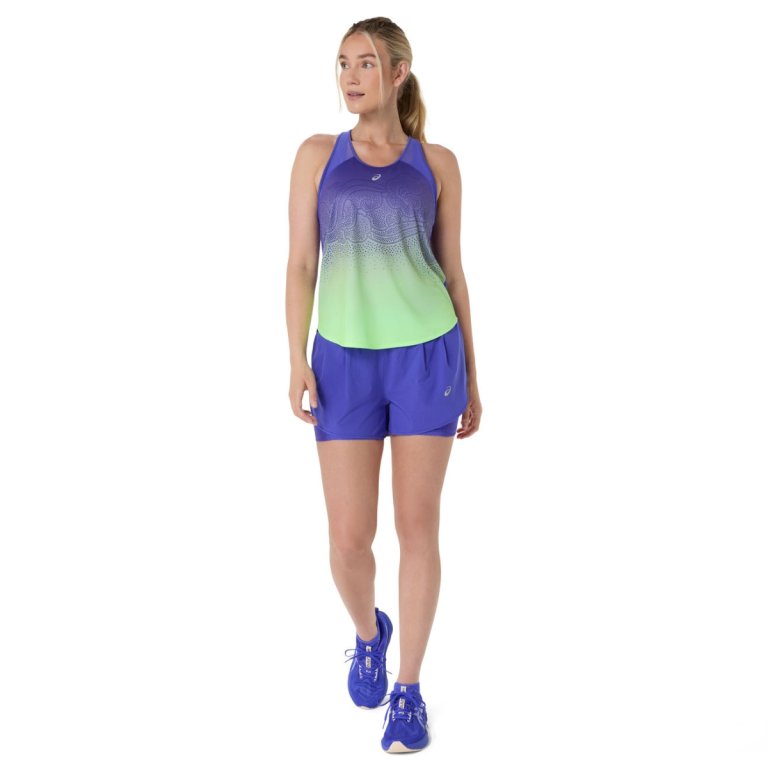 Шорти Asics Road 2-N-1 3.5IN Short W - фіолетові