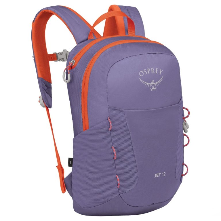 Рюкзак Osprey Jet 12 J - фіолетово/помаранчевий