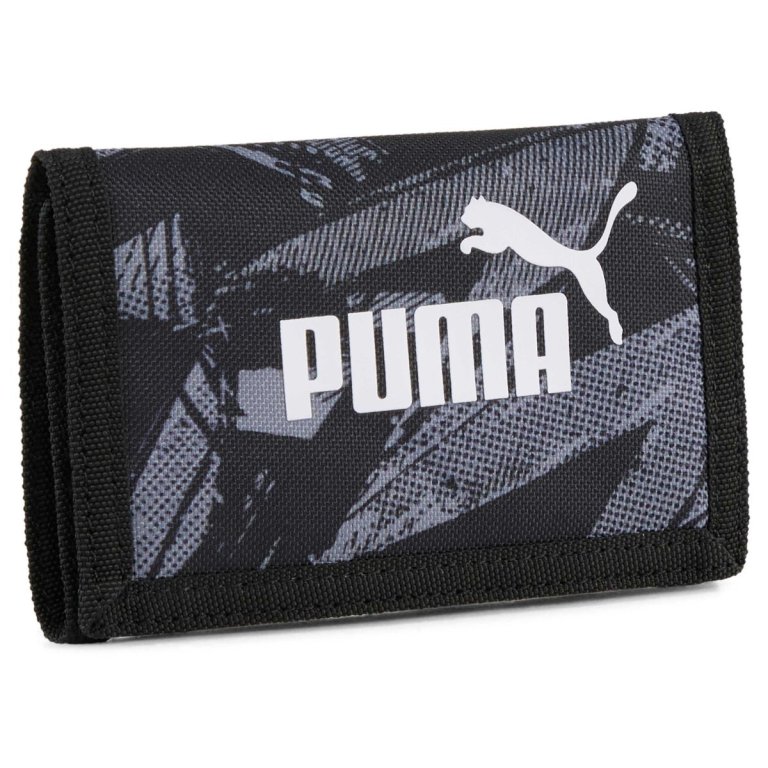 Гаманець Puma Phase AOP - чорно/сірий