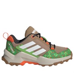 Взуття Adidas Terrex AX4 Minecraft J - коричнево/зелене