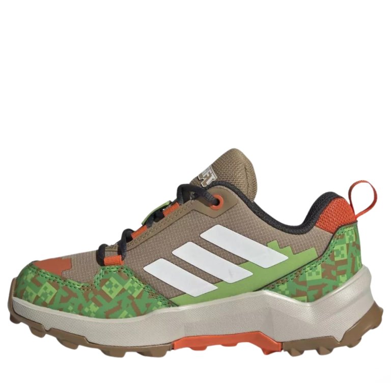 Взуття Adidas Terrex AX4 Minecraft J - коричнево/зелене
