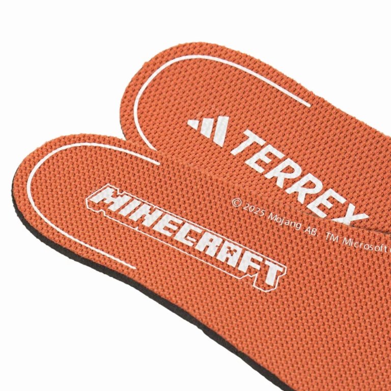 Взуття Adidas Terrex AX4 Minecraft J - коричнево/зелене