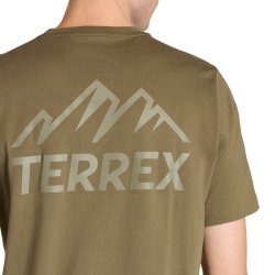 Футболка Adidas Terrex Mountain Graphic Tee M - зелена