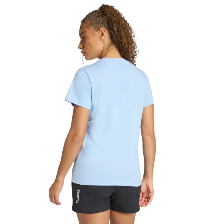 Футболка Adidas Terrex Mountain Graphic Tee W - синя