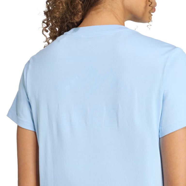 Футболка Adidas Terrex Mountain Graphic Tee W - синя