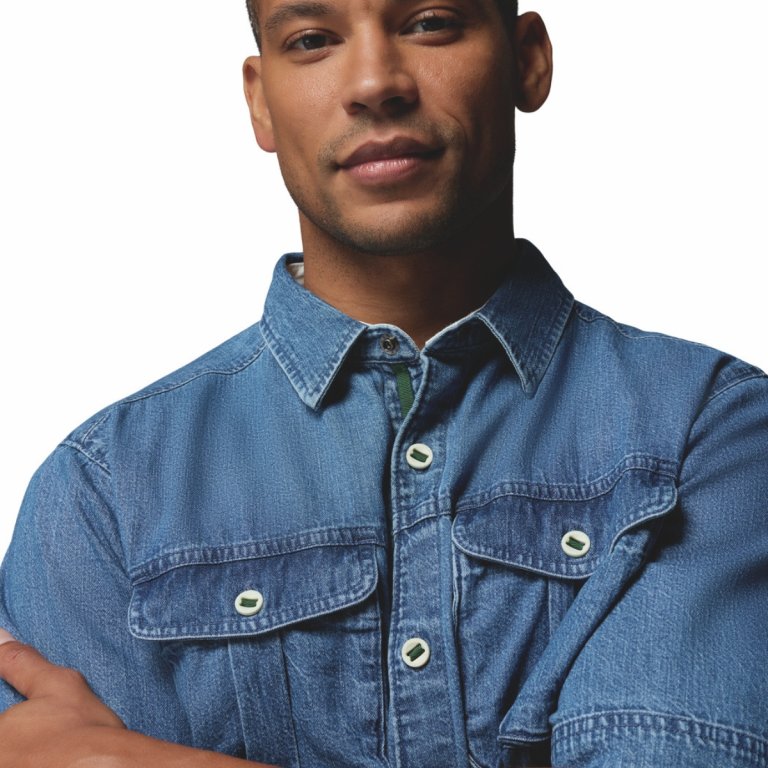 Сорочка Columbia Acker Rock™ Twill SS Button Down M - синя