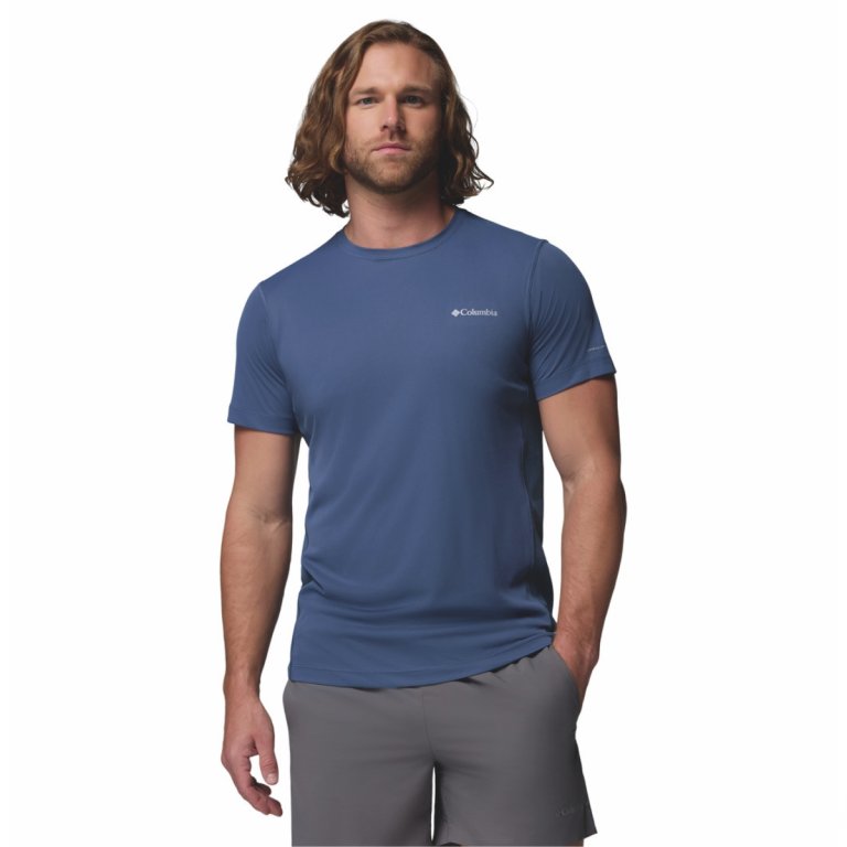 Футболка Columbia Zero Rules™ Light SS Crew M - синя