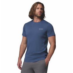 Футболка Columbia Zero Rules™ Light SS Crew M - синя