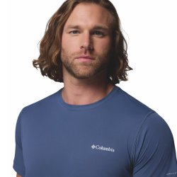 Футболка Columbia Zero Rules™ Light SS Crew M - синя