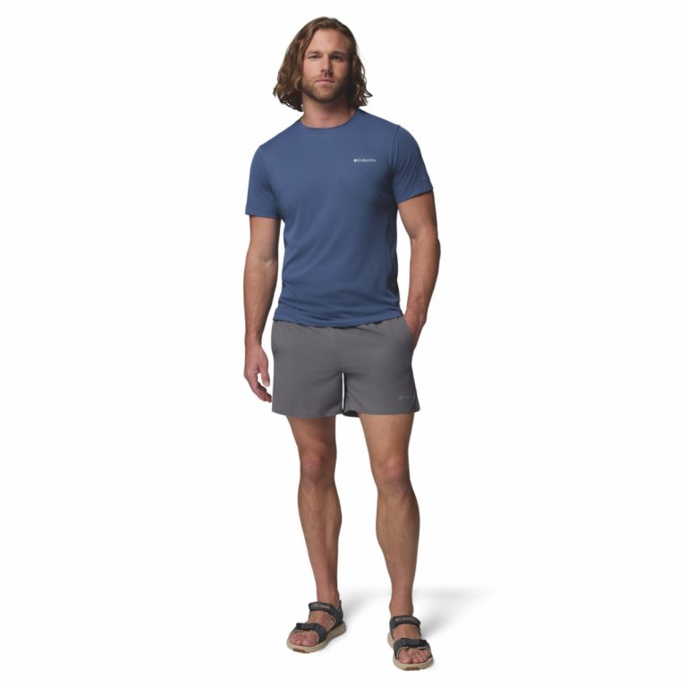 Футболка Columbia Zero Rules™ Light SS Crew M - синя