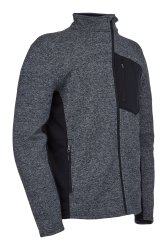 Svetr Spyder Bandit Full Zip - černá/šedá
