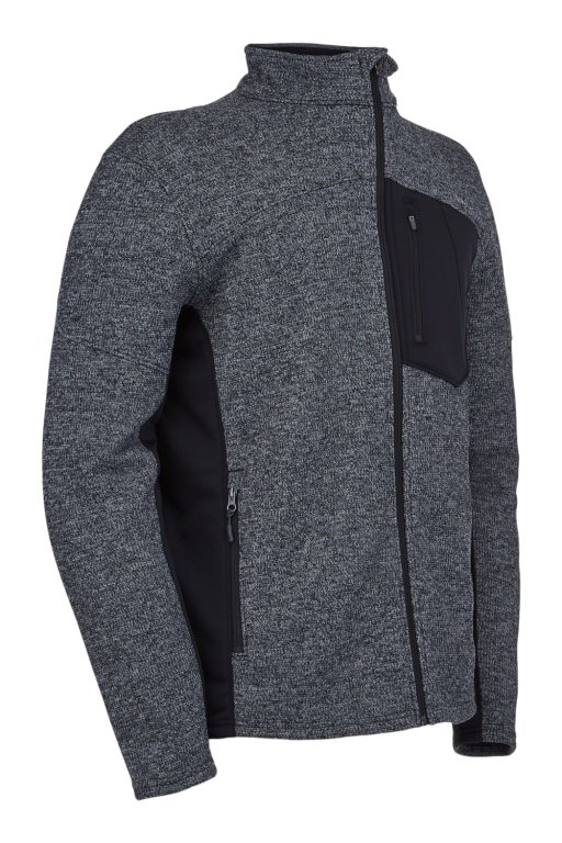 Svetr Spyder Bandit Full Zip - černá/šedá