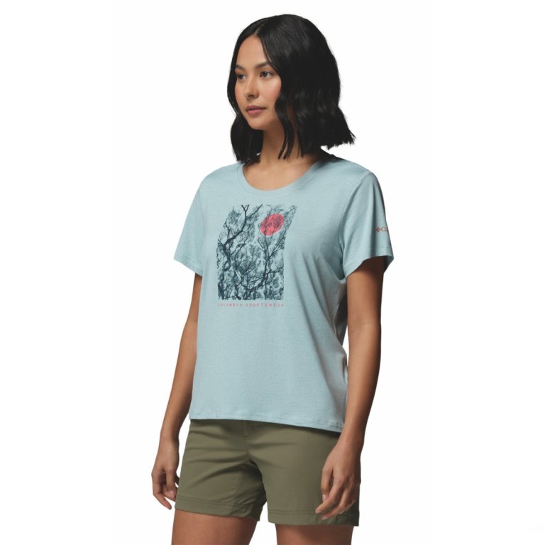 Футболка Columbia Parsons Point™ SS Scoop Tee W - синя
