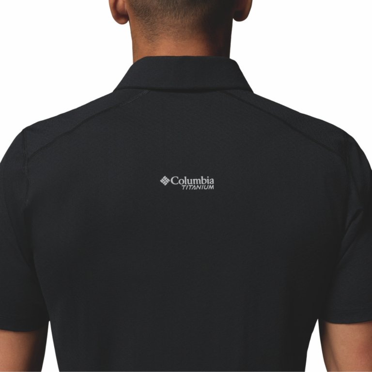 Футболка Columbia Diamond Peak Pro™ Polo M - чорна