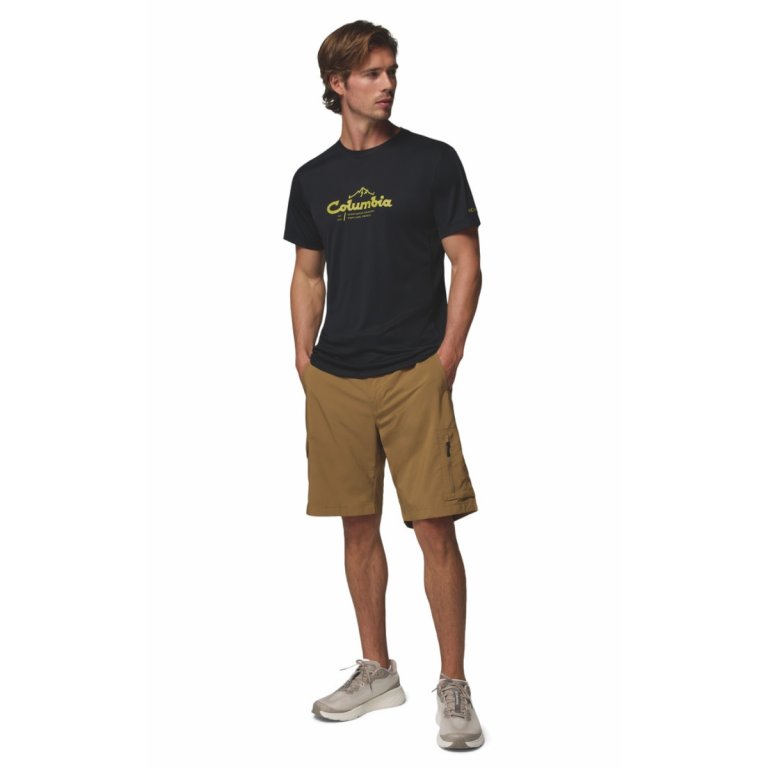Футболка Columbia Zero Rules™ Light SS Graphic Crew M - чорна