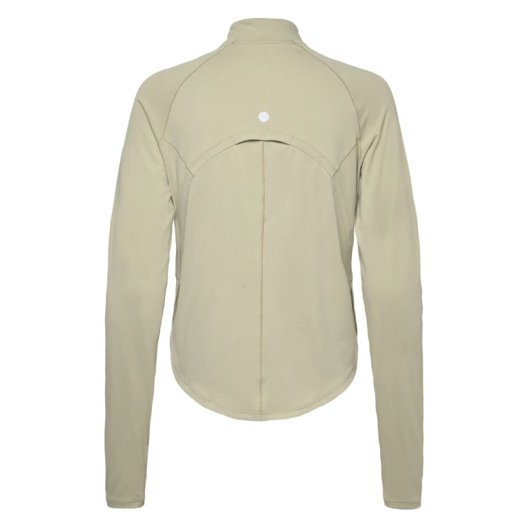 Футболка Asics Nagino Run 1/4 Zip LS Top W - зелена