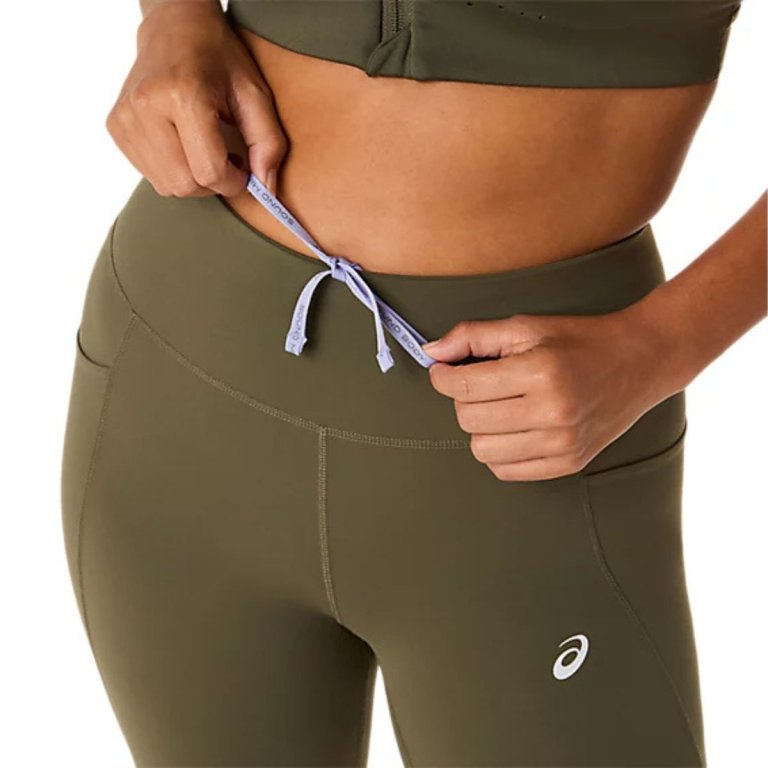 Легінси Asics Nagino Run Adjustable Tight W - зелені